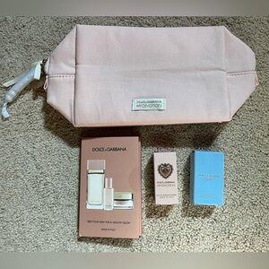 Dolce & Gabbana pouch and samples
